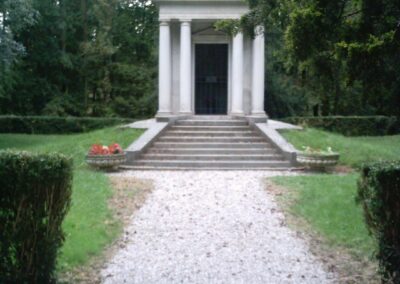 The mausoleum entrance